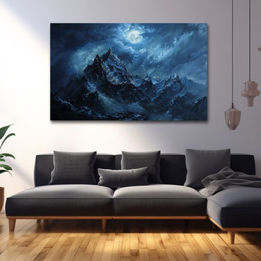 Mountain Night Painting